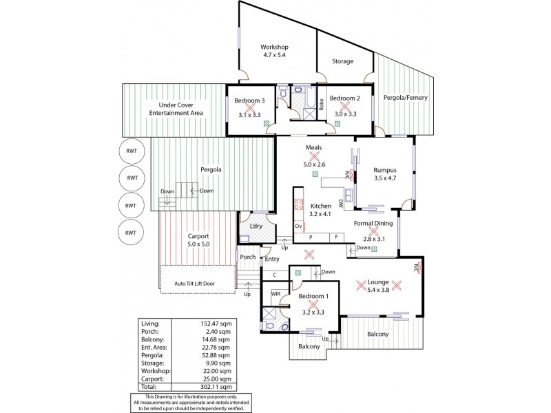 9 Heron Court, Modbury Heights SA 5092 Floorplan
