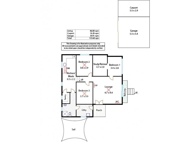 501 Mount Barker Road, Bridgewater SA 5155 Floorplan