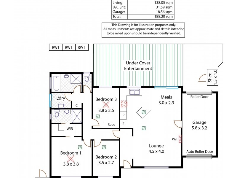 2/569 Milne Road, Tea Tree Gully SA 5091 Floorplan