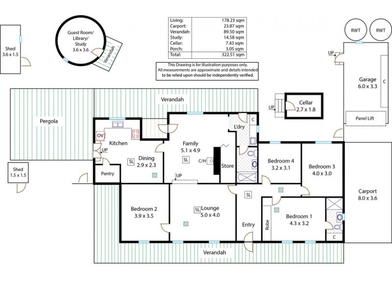 25 Elizabeth Street, Tea Tree Gully SA 5091 Floorplan