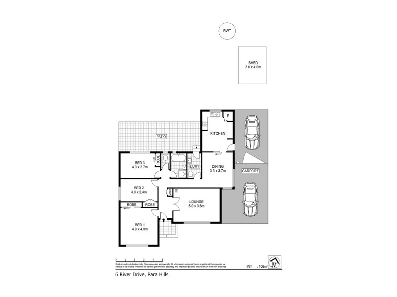 6 River Drive, Para Hills SA 5096 Floorplan