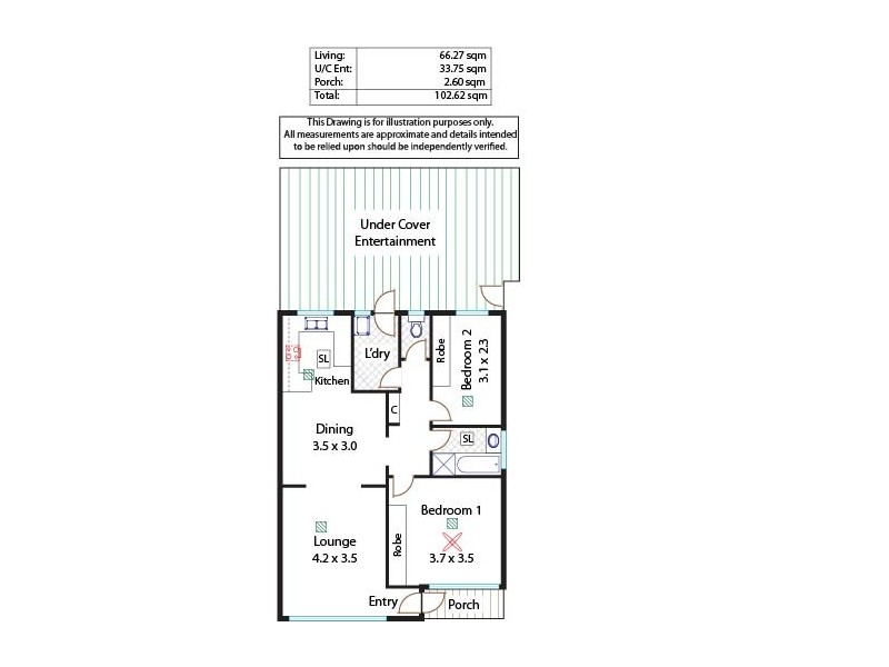 Unit 7/10 Robert Avenue, Broadview SA 5083 Floorplan