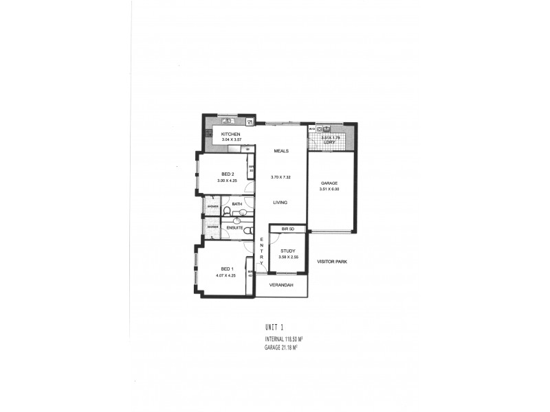 1/404 Payneham Road, Glynde SA 5070 Floorplan