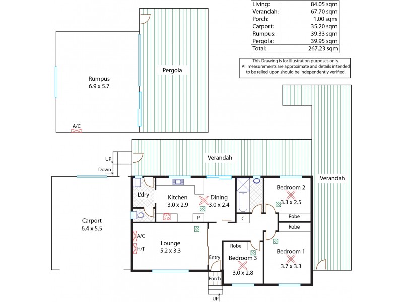 5 CREMIN STREET, Fairview Park SA 5126 Floorplan