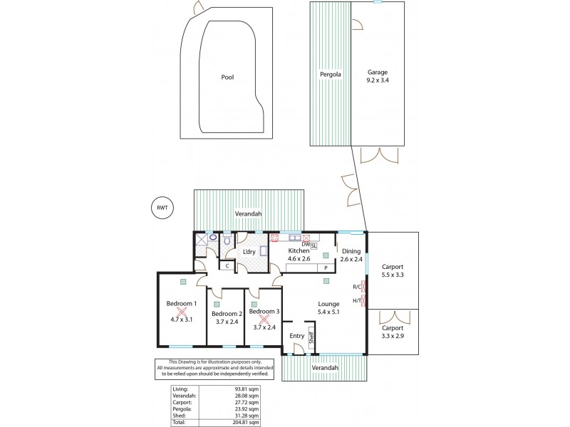 126 Ridley Road, Elizabeth Grove SA 5112 Floorplan