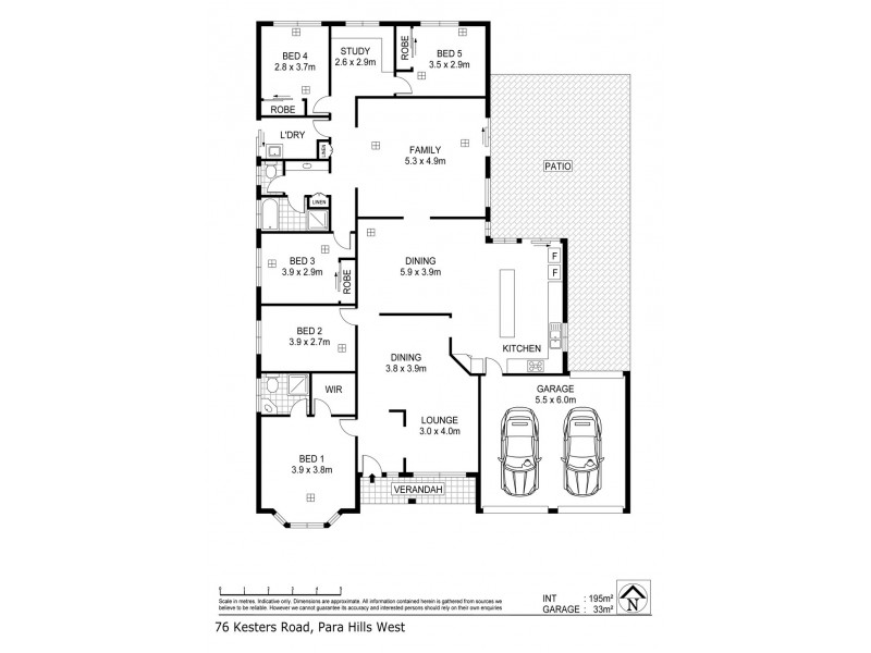 76 KESTERS ROAD, Para Hills West SA 5096 Floorplan