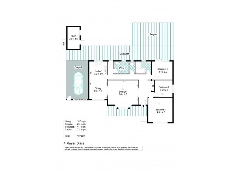 4 Player Drive, Fairview Park SA 5126 Floorplan