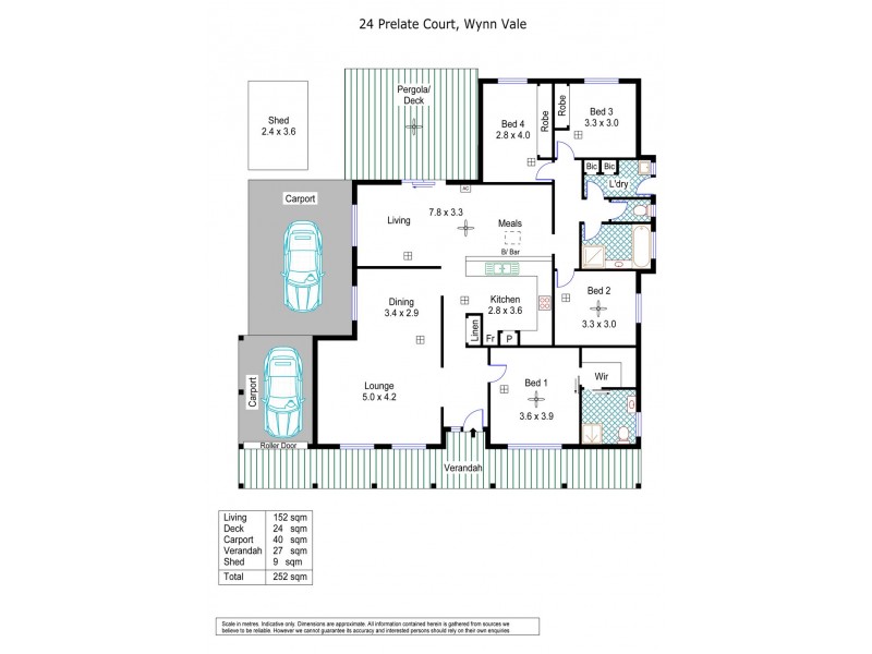 24 PRELATE COURT, Wynn Vale SA 5127 Floorplan