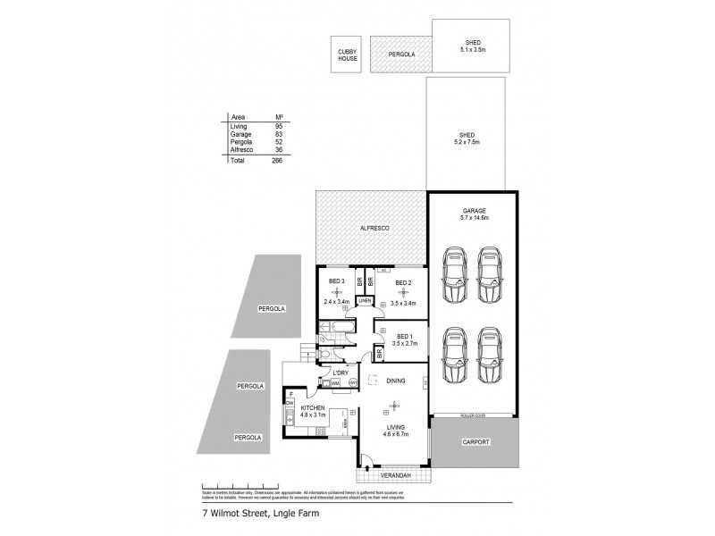 7 WILMOT STREET, Ingle Farm SA 5098 Floorplan