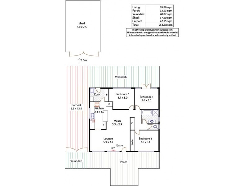 214 Kesters Road, Para Hills SA 5096 Floorplan