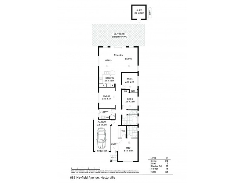 68b Mayfield Avenue, Hectorville SA 5073 Floorplan