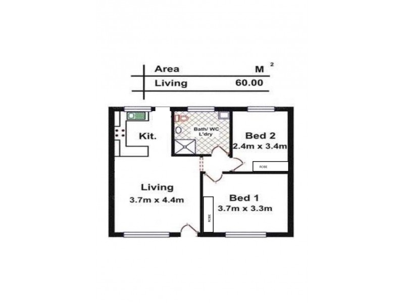 2/71 Spring Street, Queenstown SA 5014 Floorplan