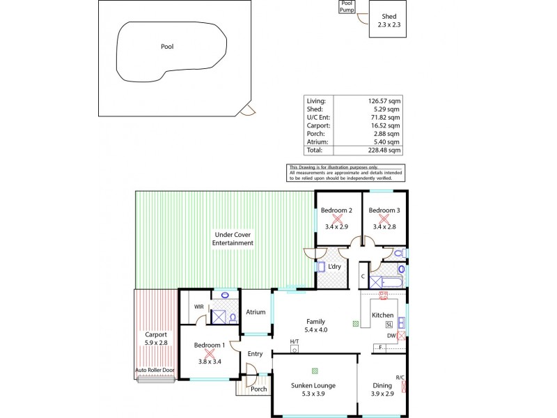11 Blaxland Avenue, Wynn Vale SA 5127 Floorplan