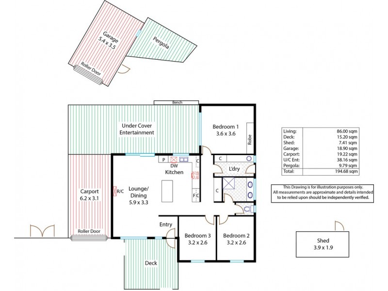4 Massie Court, Brahma Lodge SA 5109 Floorplan