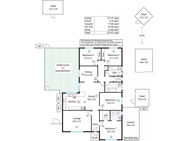 34 Anthony Drive, Hillbank SA 5112 Floorplan