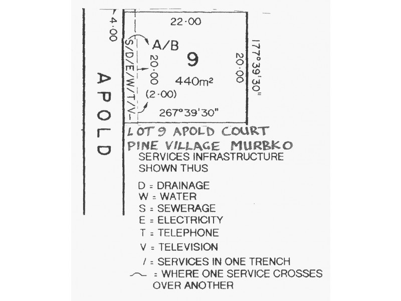 Lot 9 Apold Court, Murbko SA 5320 Floorplan