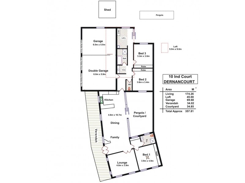 10 Ind Court, Dernancourt SA 5075 Floorplan