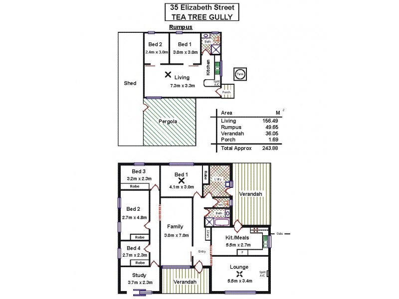 35 Elizabeth Street, Tea Tree Gully SA 5091 Floorplan
