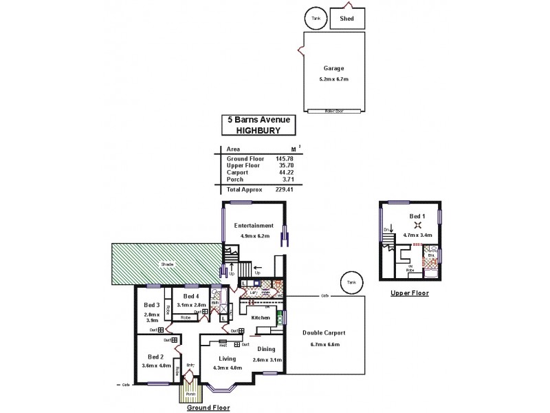 5 Barns Avenue, Highbury SA 5089 Floorplan