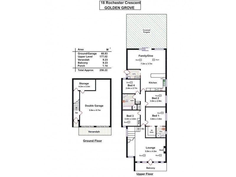 18 Rochester Crescent, Golden Grove SA 5125 Floorplan