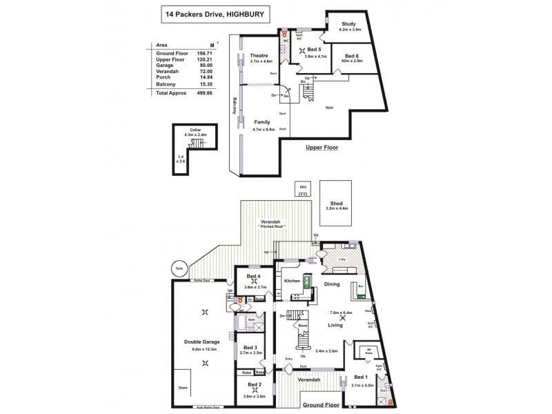 14 Packers Drive, Highbury SA 5089 Floorplan