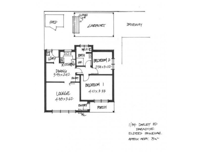 1/32-34 Darley Road, Paradise SA 5075 Floorplan