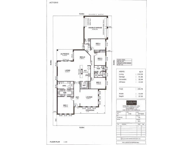 36 Douglas Drive, Munno Para West SA 5115 Floorplan