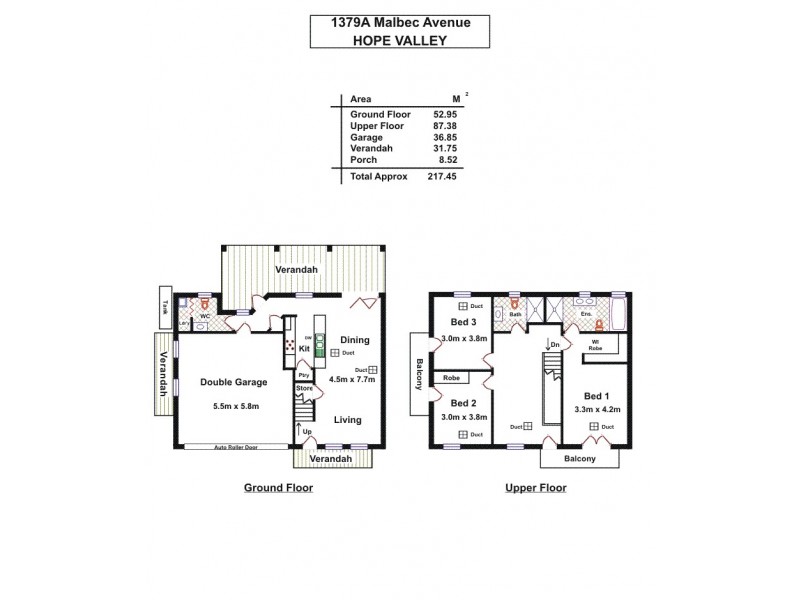1379A Malbec Avenue, Hope Valley SA 5090 Floorplan