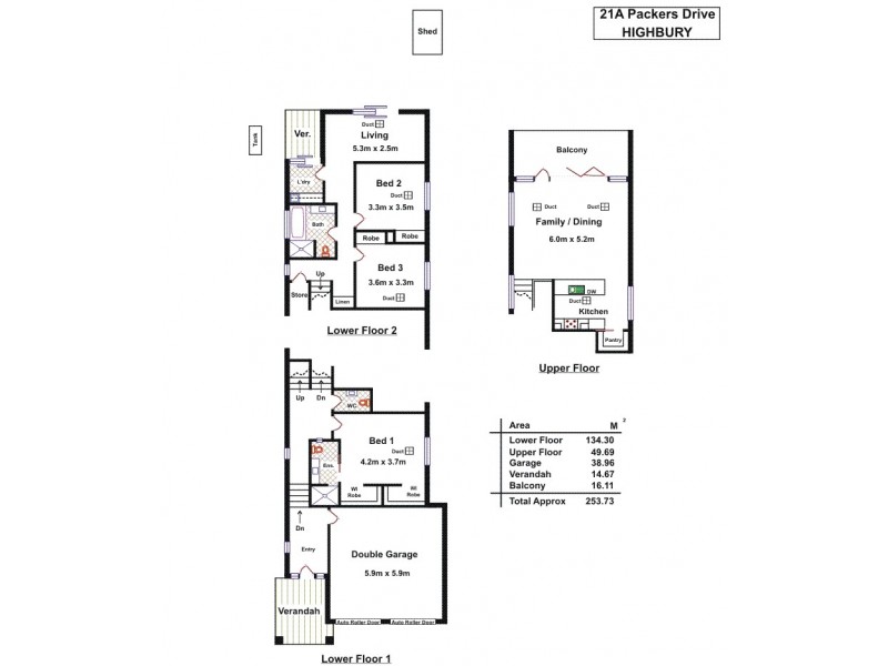 21A Packers Drive, Highbury SA 5089 Floorplan