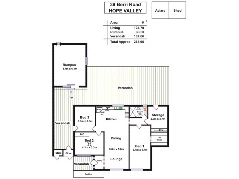 39 Berri Road, Hope Valley SA 5090 Floorplan