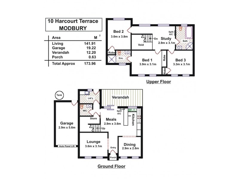 10 Harcourt Terrace, Modbury SA 5092 Floorplan