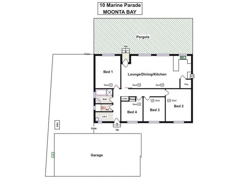 10 Marine Parade, Moonta Bay SA 5558 Floorplan