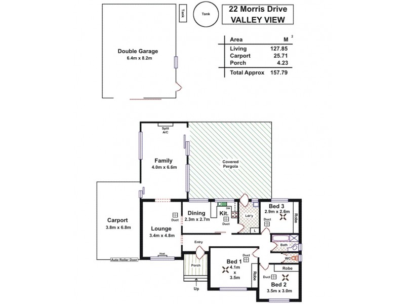 22 Morris Drive, Valley View SA 5093 Floorplan