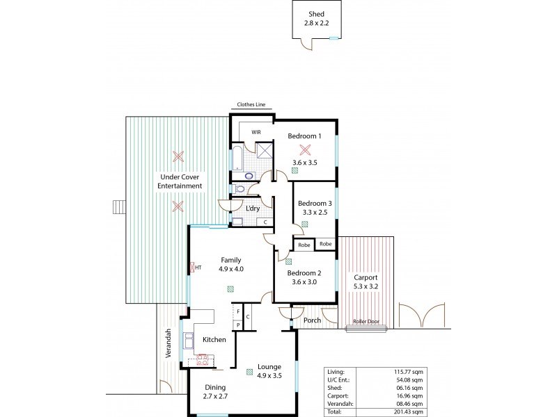 14 Old Tawny Close, Wynn Vale SA 5127 Floorplan