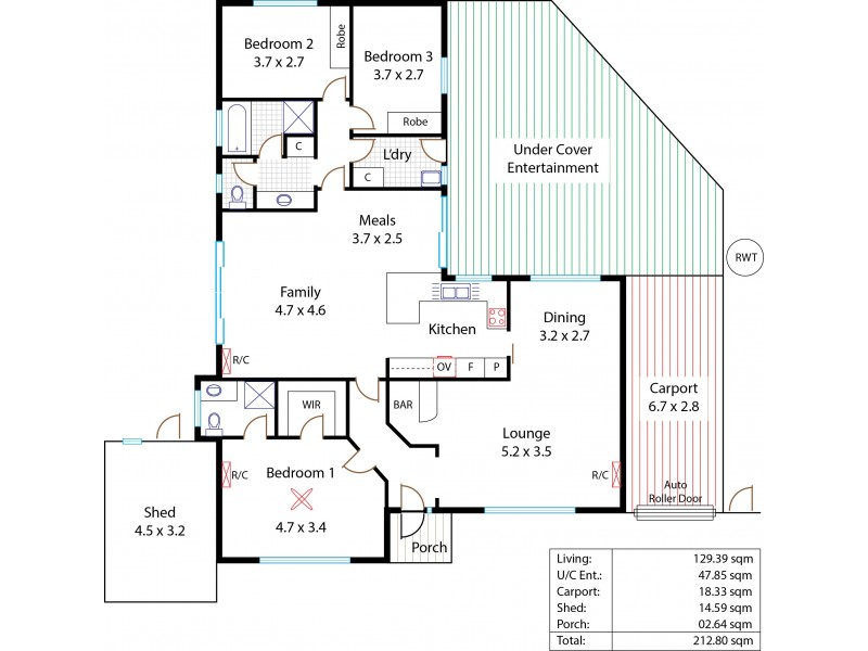 279 Grenfell Road, Redwood Park SA 5097 Floorplan