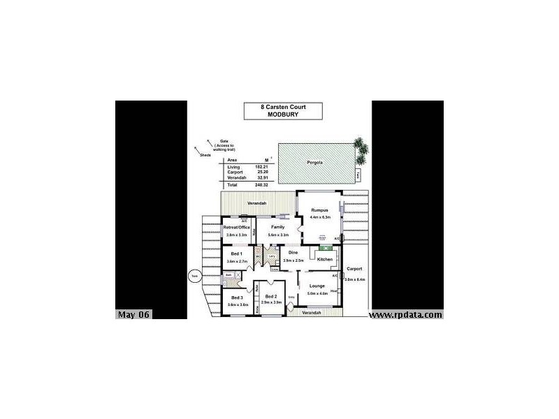 8 Carsten Court, Modbury SA 5092 Floorplan