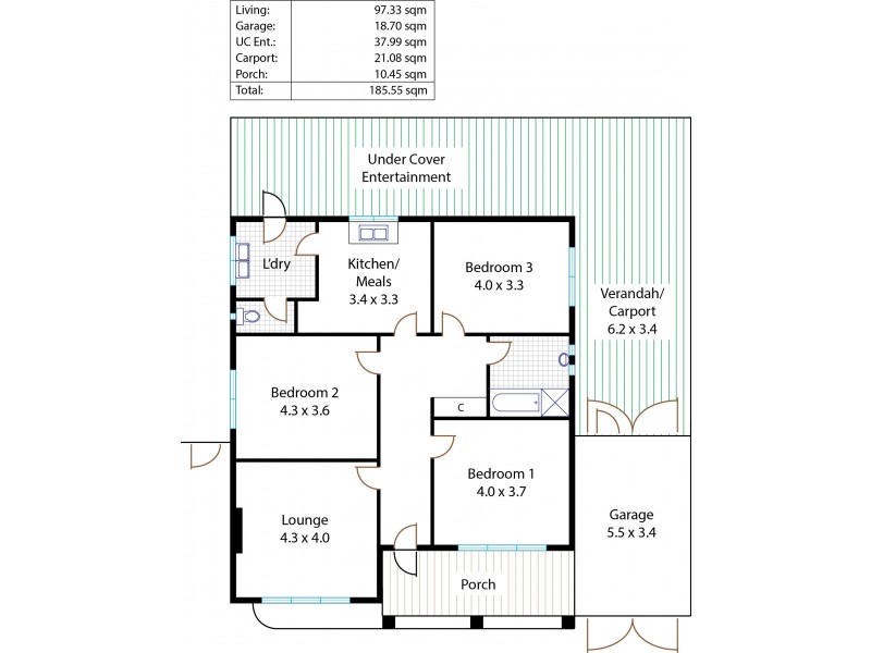 74 Way Street, Kilburn SA 5084 Floorplan