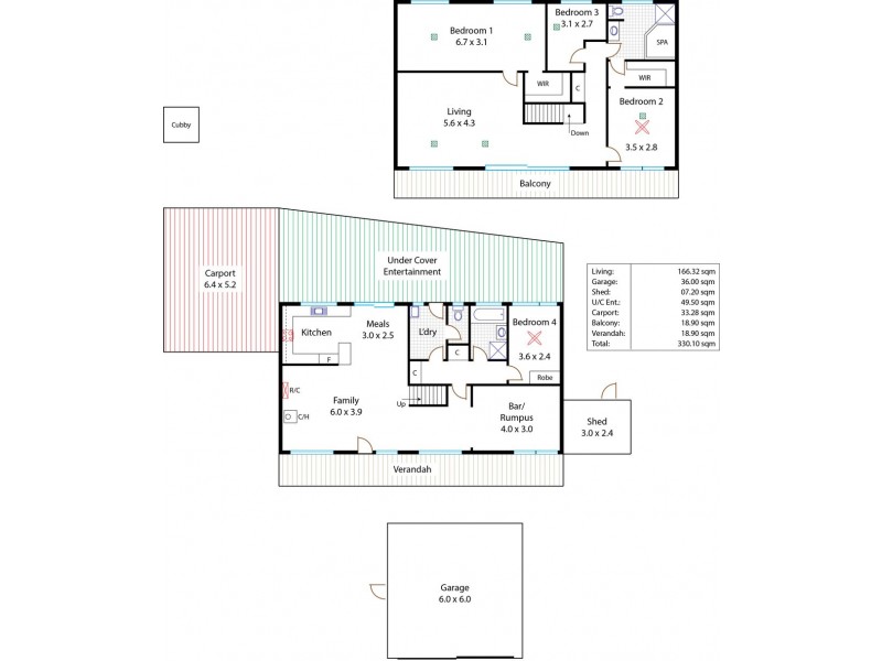 1724 North East Road, Houghton SA 5131 Floorplan
