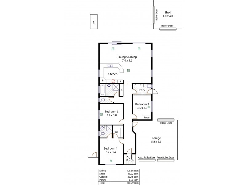 26 Maria Street, Salisbury Downs SA 5108 Floorplan
