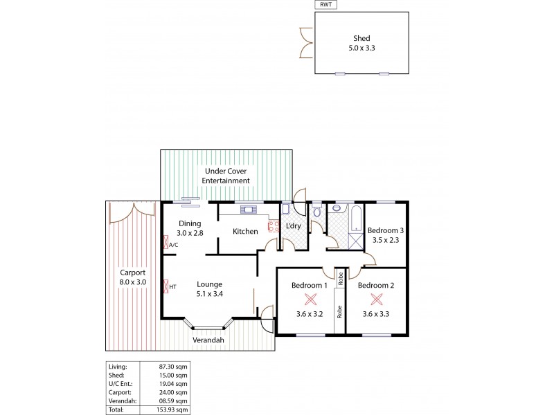 85 Tolley Road, St Agnes SA 5097 Floorplan