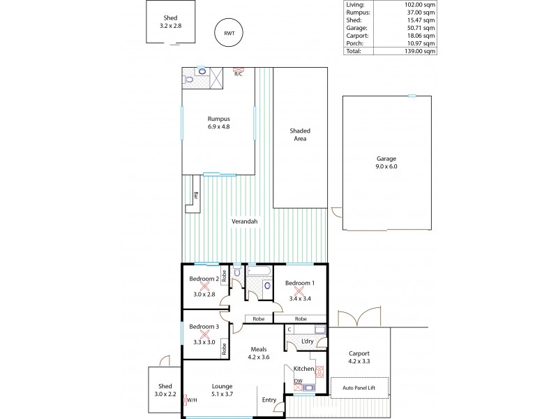 41 Joycelyn Avenue, Surrey Downs SA 5126 Floorplan