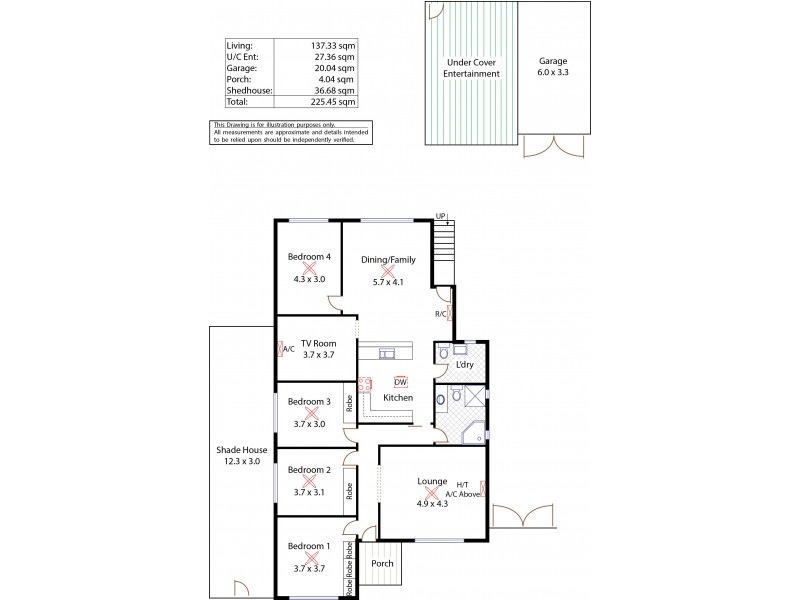 12 Gregory Street, Ridgehaven SA 5097 Floorplan
