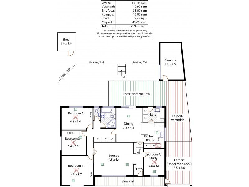 124 Brougham Drive, Valley View SA 5093 Floorplan