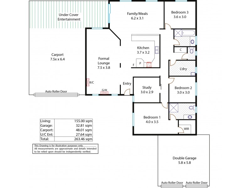 7 Canberra Street, Para Hills SA 5096 Floorplan