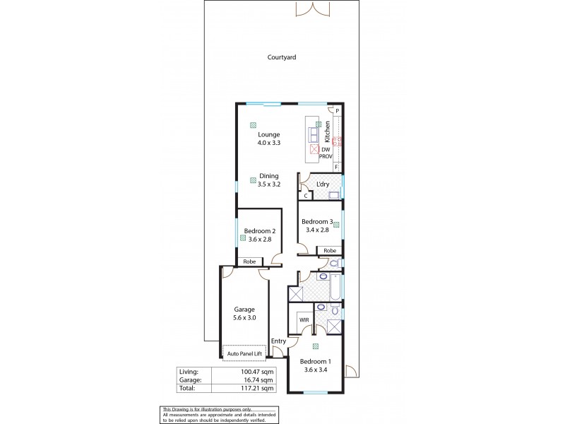 10 Oregon Avenue, Andrews Farm SA 5114 Floorplan