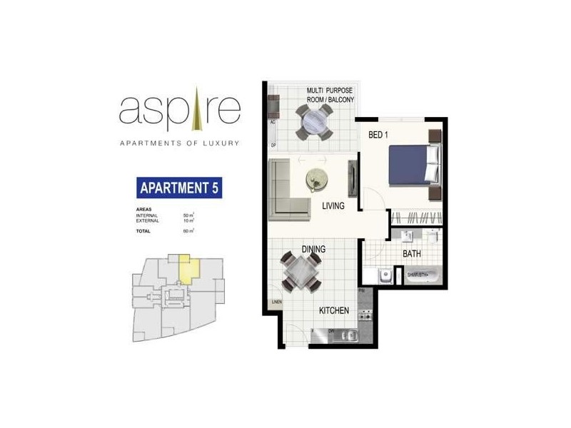 1 Unit 905 Aspire, Ipswich QLD 4305