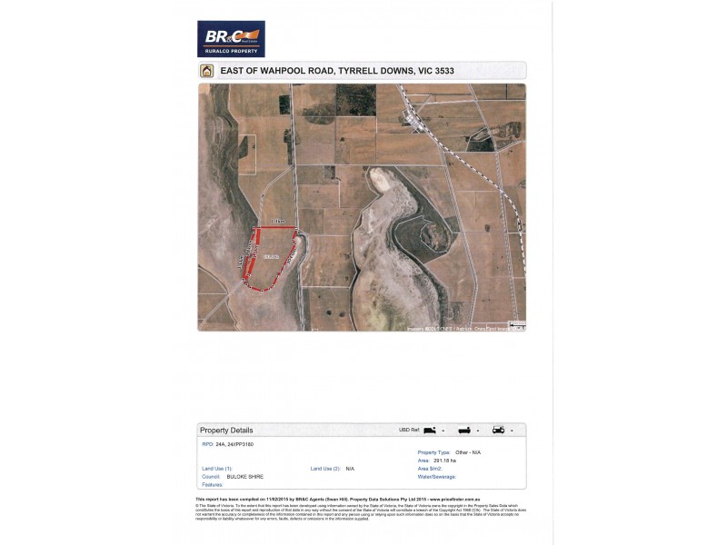 0 East of Wahpool Road, Chillingollah VIC 3585