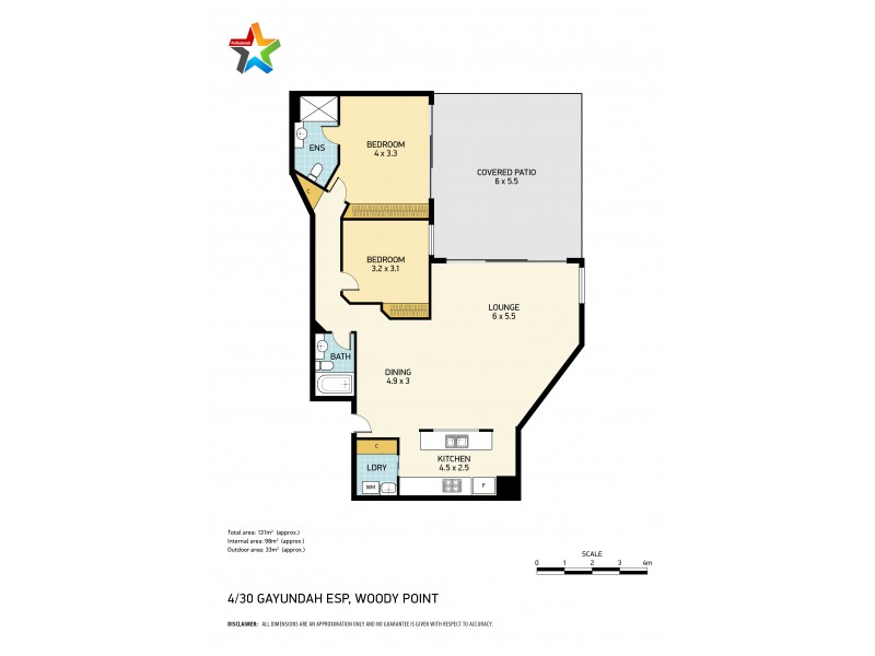 4/30 Gayundah Esplanade, Woody Point QLD 4019 Floorplan