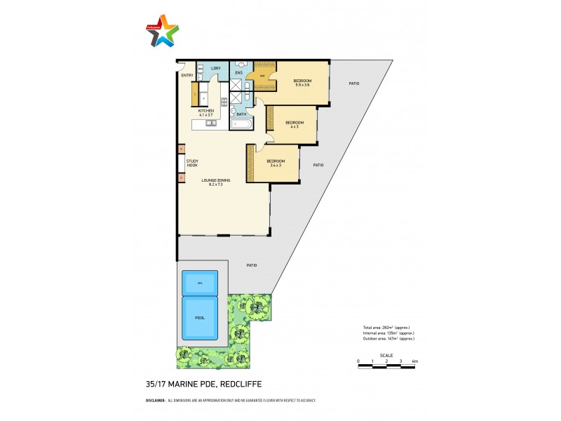 35/17 Marine Parade, Redcliffe QLD 4020 Floorplan