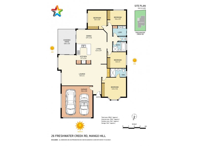 26 Freshwater Creek Road, Mango Hill QLD 4509 Floorplan